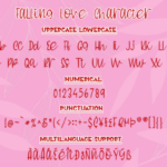 Falling Love Font Poster 5