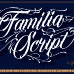 Familia Script Font Poster 1