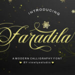 Faradila Font Poster 1