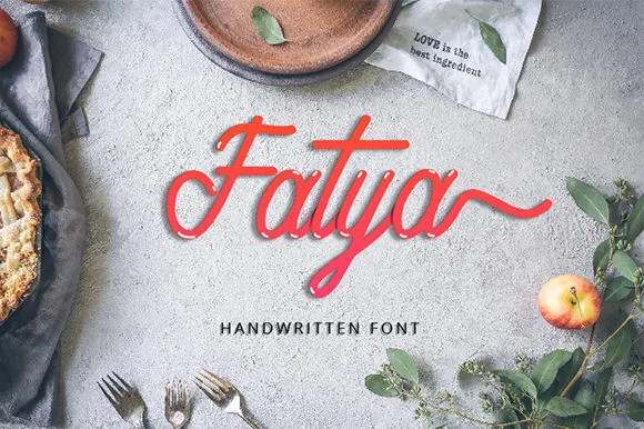 Fatya Font Fatya Font Poster 1