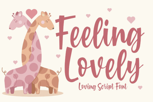 Feeling Lovely Font Poster 1