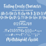 Feeling Lovely Font Poster 6