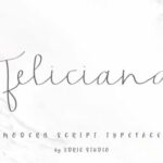 Feliciana Font Poster 2