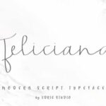 Feliciana Font Poster 2