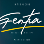 Fentia Font Poster 1