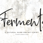 Ferments Font Poster 1