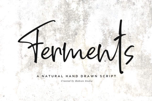 Ferments Font Poster 1
