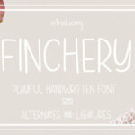 Finchery Font Poster 1