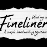 Fineliner Font Poster 1