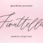 Finuttella Font Poster 1