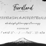 Fiordland Font Poster 8