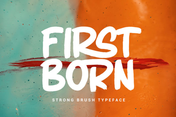 Firstborn Font Poster 1