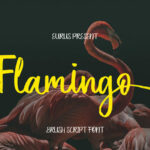 Flamingo Font Poster 1