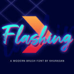 Flashing Font Poster 1