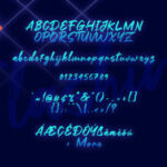 Flashing Font Poster 6