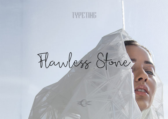 Flawless Stone Font Poster 1