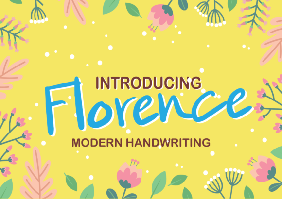 Florence Font Poster 1