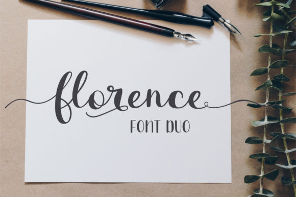 Florence Duo Font Poster 1