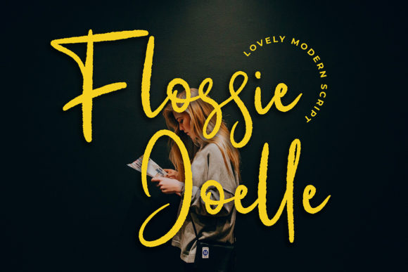 Flossie Joelle Font Poster 1