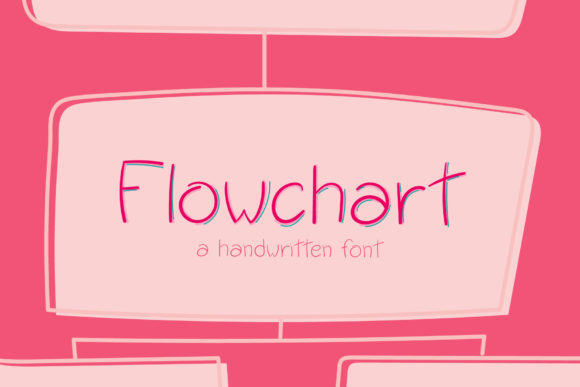 Flowchart Font Poster 1