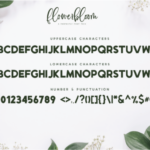 Flowerbloom Font Poster 12