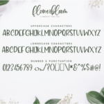 Flowerbloom Font Poster 13