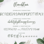 Flowerbloom Font Poster 10