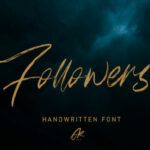 Followers Font Poster 1