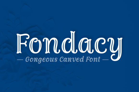Fondacy Carved Font