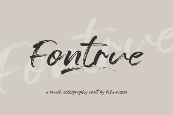Fontrue Font Poster 1