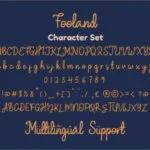 Fooland Font Poster 6