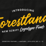 Forestland Font Poster 1