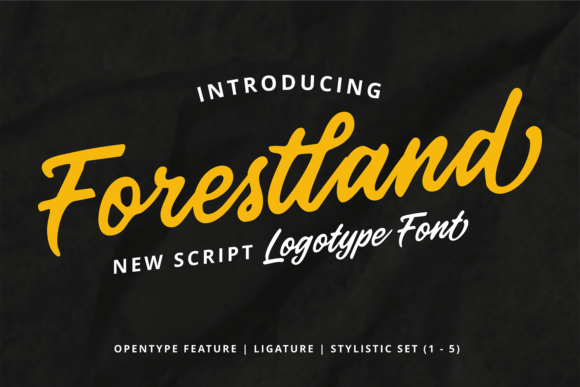 Forestland Font Poster 1