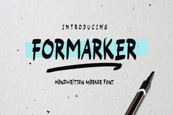 Formarker Font Formarker Font Poster 1
