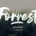 Forrest Font Poster 1