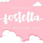 Fostella Font Poster 1