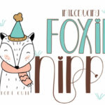 Foxie Nippy Font Poster 1