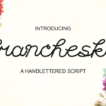 Francheska Font Poster 1