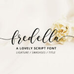 Fredella Font Poster 1