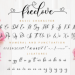 Freelove Font Poster 11
