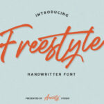 Freestyle Font Poster 2
