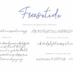 Freezetide Font Poster 2