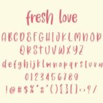 Fresh Love Font Poster 8