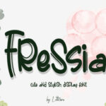 Fressia Font Poster 1