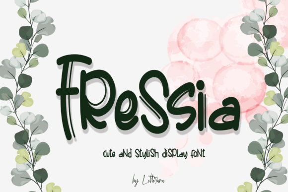 Fressia Font Poster 1