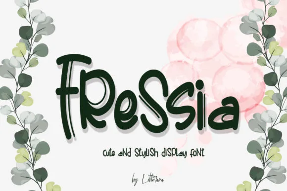 Fressia Font Fressia Font Poster 1