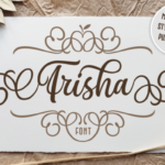 Frisha Font Poster 1