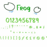 Frog Font Poster 4