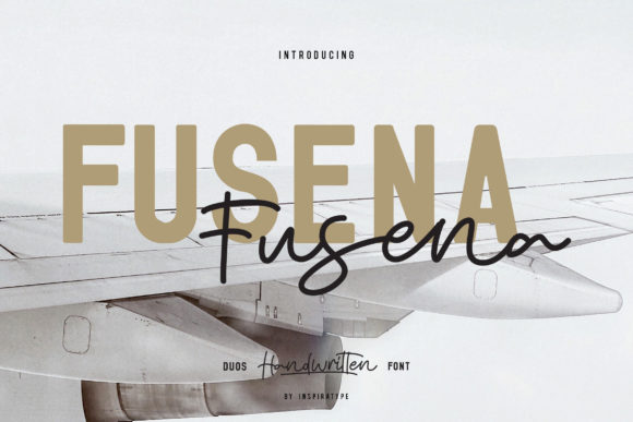Fusena Duo Font Poster 1