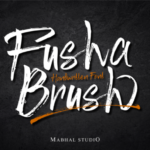 Fusha Brush Font Poster 1